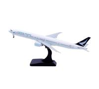 Modelli di Aerei Replica 18 cm per Cathay Pacific B777-300ER NC B-KQT Flap Aereo in Miniatura Modello di Aereo in Metallo Scala 1:400 con Base Modello di Aereo in Miniatura