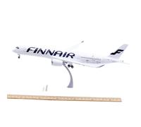 Modelli di Aerei Replica 32CM per Finnair A350-900 OH-LWP Flaps 1:200 Modello di Aereo pressofuso Display Aereo per Adulti con Supporto Modello di Aereo in Miniatura (Flap)