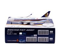 Modelli di Aerei Replica 35 cm Boutique Aereo di Linea Civile 1/200 per Singapore Airlines per Boeing B747-400F Modello di Aereo in Lega in Scala 9V-SFI Modello di Aereo in Miniatura (Normale)