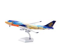 Modelli di Aerei Replica 35 cm Boutique Aereo di Linea Civile 1/200 per Singapore Airlines per Boeing B747-400F Modello di Aereo in Lega in Scala 9V-SFI Modello di Aereo in Miniatura (Flap)