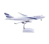 Modelli di Aerei Replica 35CM 1/200 Kit Modello di Aereo per El al B747-400 4X-Ela Modello di Aereo pressofuso su Larga Scala Modello di Aereo in Miniatura