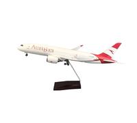 Modelli di Aerei Replica 43 cm Repliche di modellini di Aerei in Miniatura 1/130 per Austrian Airlines per Aerei civili Boeing 787 con luci Modello di Aereo in Miniatura (Senza Luce)