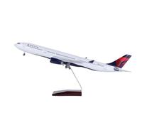 Modelli di Aerei Replica 47 cm Modello in Scala 330 Aereo 1:135 Delta Air Lines per Airbus A330 Modello di Aereo Aereo da carico per Aviazione Civile Modello di Aereo in Miniatura (Senza Luce)