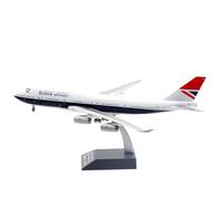 Modelli di Aerei Replica Modello di Aereo di Linea Altamente Dettagliato in Scala 35CM 1/200 per British Airways B747-400 G-CIVB 100TH Modello da Collezione di Aereo in Miniatura Modello di Aereo