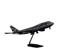 Modelli di Aerei Replica Modello in Miniatura da 47 cm di Aereo Civile 1:150 British Airways per Boeing 747 Modello in Lega di Aeroplano in Scala per Adulti Modello di Aereo in Miniatura (con Luce)