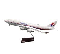 Modelli di Aerei Replica Replica di Aerei civili in Scala 1/150 47 cm Malaysia Airlines per Modello di Aereo Boeing 747 per Display aeronautico Modello di Aereo in Miniatura (con Luce)
