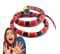 Modelli di di - Assortimento di vipere di pitone, realistici e falsi | Giocattoli a forma di serpente con motivi morbidi per bambini Scherzi Decorazioni Educazione Set da collezione