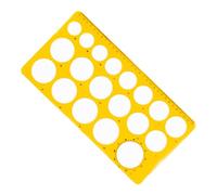 Modelli di disegno a cerchi multiuso Modelli di disegno geometrico Stencil geometrico Misurazione per forniture per ufficio di ingegneria