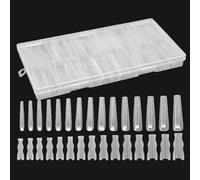 Modelli Di Estensione Del Sandwich - 180 Pezzi Per Estensioni Rapida In Gel E Costruttore | Forme Trapezoidali E Mandorla Senza Carta Per Manicure Professionale E A Casa