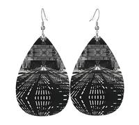 Modelli di orecchini in pelle leggera per le donne orecchini in pelle trafitto a goccia set di gioielli di compleanno regali di Natale per le donne