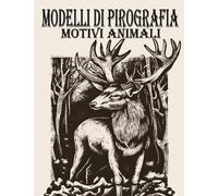 Modelli di pirografia motivi animali: Design per il tracciamento e la pirografia