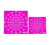 Modelli Di Pittura A Trattare - 2 Pezzi Strumenti Di Stencil Punteggiati, Accessori Per La Pittura Riutilizzabili | Modelli Di Arte Di Precisione Per Lavoro In Metallo, Design Roccioso
