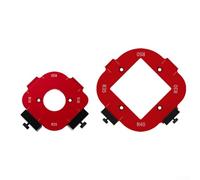 Modelli di router radius Jig con lega di alluminio, progettati per tagliare e modellare con precisione i bordi del legno in varie dimensioni di raggio per uso in falegnameria