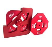 Modelli di router, strumenti manuali di precisione arrotondati in lega di alluminio - guida per bordi del router, per fessure di giunzioni, appiattimento, scanalature, bordi angolari, curve, legno