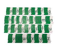 Modelli Di Scrittura Di Lettere Per Bambini, Stencil Alfabeti, Giocattoli Per L'apprendimento Della Scuola Materna, Strumento Di Educazione Precoce, Modello Di Puzzle Di Scrittura Alfabetica Per Ragaz