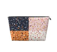 Modelli di terrazzo vettoriale senza soluzione di continuità, Borsa da toilette Borsa per trucco Borsa per cosmetici Borsa da toilette da viaggio portatile