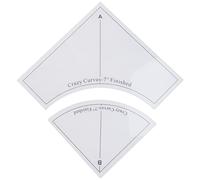 Modelli di trapuntatura stencil per cucito fatti a mano per strumento acrilico trasparente per patchwork embriodery Craft 2/3 pezzi set modelli per taglio creativo modello macchina righello modello