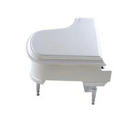 Modelli Di Tromba In Miniatura Placcati In Oro Modello Di Pianoforte A Coda In Miniatura In Legno Con Sgabello Accessori Per Strumenti Musicali Decorazione(A)