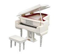 Modelli Di Tromba In Miniatura Placcati In Oro Modello Di Pianoforte A Coda Retrò In Miniatura Con Accessori Per Panca(A)