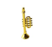 Modelli Di Tromba In Miniatura Placcati In Oro Modello Di Scena Strumento Musicale Classico Sassofono In Miniatura(5)
