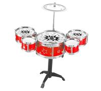 Modelli Di Tromba In Miniatura Placcati In Oro Modello Di Simulazione Apprendimento Musicale Per Batteria Ornamentale(Red)