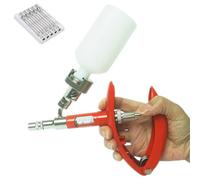 Modelli in metallo Siringa iniettore regolabile semiautomatica, dispositivo di dosaggio per medicinali veterinari Pompa per siringa di precisione regolabile da 0,2 ml a 5 ml, per oca, maiale, toro