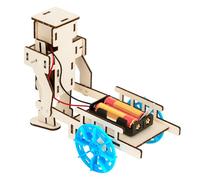 Modelli interattivi esperimenti scientifici per auto elettriche artigianali in legno per l ' apprendimento artigianale dei bambini e l ' esplorazione meccanica Set artistico sicuro per bambini