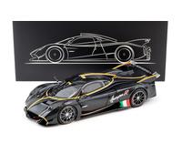 Modelli LCD 1:18 Pagani Huayra R 2021 In Fibra Di Carbonio Nera LCD18012-CB