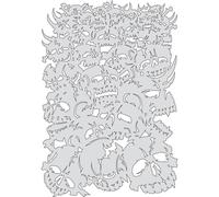 Modelli per aerografo a mano libera Artool - Curse of Skull Bonz