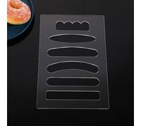 Modelli per intarsio per fresatrice, 1 modello per tagliere per salumi, modello rettangolare in acrilico trasparente - 19,5x30 cm/7,68x11,81 pollici Modelli per fresatrice per vassoio cameriere