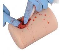Modelli per la cura delle ferite, kit di addestramento per la medicazione delle ferite alla coscia, esercizi di sutura per il controllo delle emorragie, materiale in silicone, per ricerca e studio