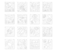 Modelli per pittura con animali marini, stencil riutilizzabili per pittura a tema animali marini - Modelli per dipingere pareti in legno, album di ritagli, biglietti, pavimenti, tela, piastrelle