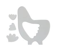 Modelli Per Quilting - Per Quilting Gallina Adatta Ai Principianti,Stencil per Disegni Ideale per Principianti Donne Cuscini Decorazione Parete Feste