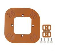 Modelli per raggio angolare R10r25 per lavorazione del legno con arco di posizionamento angolare compatibile 4 in 1 per taglio e taglio preciso dei bordi con router (B)