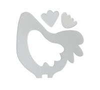 Modelli per trapuntatura, set di modelli per trapuntatura di pollo, strumenti per stencil per principianti, donne, cuscini, decorazione da parete, attività familiari e feste