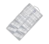 Modelli Per Unghie Per Gel - 120 Pezzi Stampo Trasparente con,Doppio Unghia a Copertura Completa Forma,per Donne Costruttore con per Dita Finte e Piedi Uso Domestico