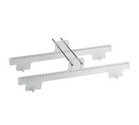 Modelli RC Per SCX10 Per Capra Per TRX4 1/10 1/8 RC Accessori Auto Cingolate Righello Acrilico Strumento Misurazione Dell'interasse Regolabile Banco Mostra Della Stazione Riparazione