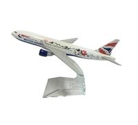 modellini di aeroplani in scala 16cm Per British Airways Truncatum Boeing B777 Modello Di Aereo Pressofuso In Metallo 1:400 Modello Prefabbricato Di Aereo modello di aeroplano in lega(Plum flower b777