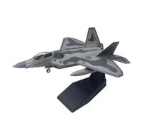 modellini di aeroplani in scala Aereo Da Collezione In Scala 1/100 Per Caccia Stealth Raptor F-22 Modello Di Aereo In Metallo Finito Per Esposizione Statica modello di aeroplano in lega(F-22 US)