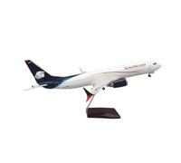 modellini di aeroplani in scala For 1/142 Scale Aeromexico Boeing 737MAX Die-cast Resin Airplane Model Toy Collection Display Gift modello di aeroplano in lega(Withlight)