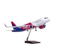 modellini di aeroplani in scala For 47cm1/80 Aircraft Model A320NEO Alloy Metal Airplane Model Toy With Lights And Rolling Landing Gear Resin Plastic Model modello di aeroplano in lega(Nolight)