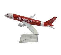 modellini di aeroplani in scala For AirAsia Tiger A320 Aereo SEMANOAT HARIMAU MUDA Modello Di Aereo In Metallo Scala 1:400 Die-cast Modello Di Aereo modello di aeroplano in lega(AirAsia a320)