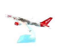 modellini di aeroplani in scala For AirAsia Tiger A320 Aereo SEMANOAT HARIMAU MUDA Modello Di Aereo In Metallo Scala 1:400 Die-cast Modello Di Aereo modello di aeroplano in lega(Asia dragon)