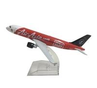 modellini di aeroplani in scala For AirAsia Tiger A320 Aereo SEMANOAT HARIMAU MUDA Modello Di Aereo In Metallo Scala 1:400 Die-cast Modello Di Aereo modello di aeroplano in lega(AirAsia 2007)
