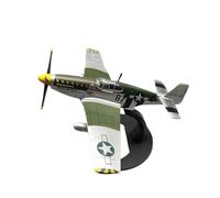 modellini di aeroplani in scala For modelli in scala 1/72 North American P-51D monoposto Fig Aircraft Military Alloy Metal Model Ornaments Aviation modello di aeroplano in lega