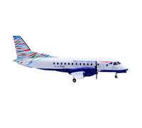 modellini di aeroplani in scala For modello di aereo passeggeri in scala 1:200 British Airways Saab 340 Wave modello di aereo in metallo pressofuso decorazione G-LGNB modello di aeroplano in lega