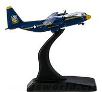 modellini di aeroplani in scala Kit for aeromobili in scala 1:400, modello di aereo in miniatura pressofuso Lockheed C-130J Hercules Blue Angels del Corpo dei Marines degli Stati Uniti modello di aero