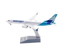 modellini di aeroplani in scala Kit giocattolo for modellismo di aeromobili in metallo in scala 1:200 del Boeing B737-8 MAX della WestJet Airlines. modello di aeroplano in lega