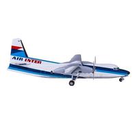 modellini di aeroplani in scala Modello Collezione In Scala 1:200 For AC219727 Air Inter F-27 F-BPNA Modello Di Microaereo In Metallo Pressofuso Della Compagnia Aerea modello di aeroplano in lega