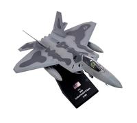 modellini di aeroplani in scala Modello Da Caccia Lega In Scala 1/100 Per Modello F22 Raptor Dell'aeronautica Militare Modello Miniatura Giocattolo Da Collezione modello di aeroplano in lega